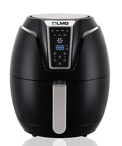 Heißluftfritteuse Premium 3.2L - Airfryer Mit Touch-Bedienfeld, Neueste Technik, 100% knusprig mit Heißluft ohne Fett - Backen, Frittieren, Grillen,