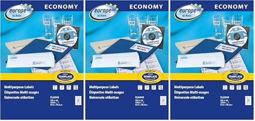 Étiquettes autocollantes pour imprimer des adresses sans bourrage de papier