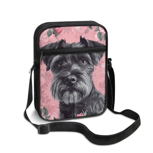 Dog Print Women's Crossbody Bags Waterproof Shoulder Bag Satchel Messenger Bags with Pockets2