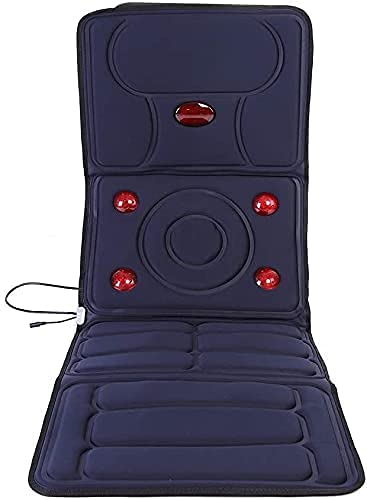ULTIMAX Comfier Full Body Massage Mat Far-Infrared Massage Reduces Back Fatigue Mattress Cushion Vibration Body Head Massager Massage Mattress Pad for Back Pain