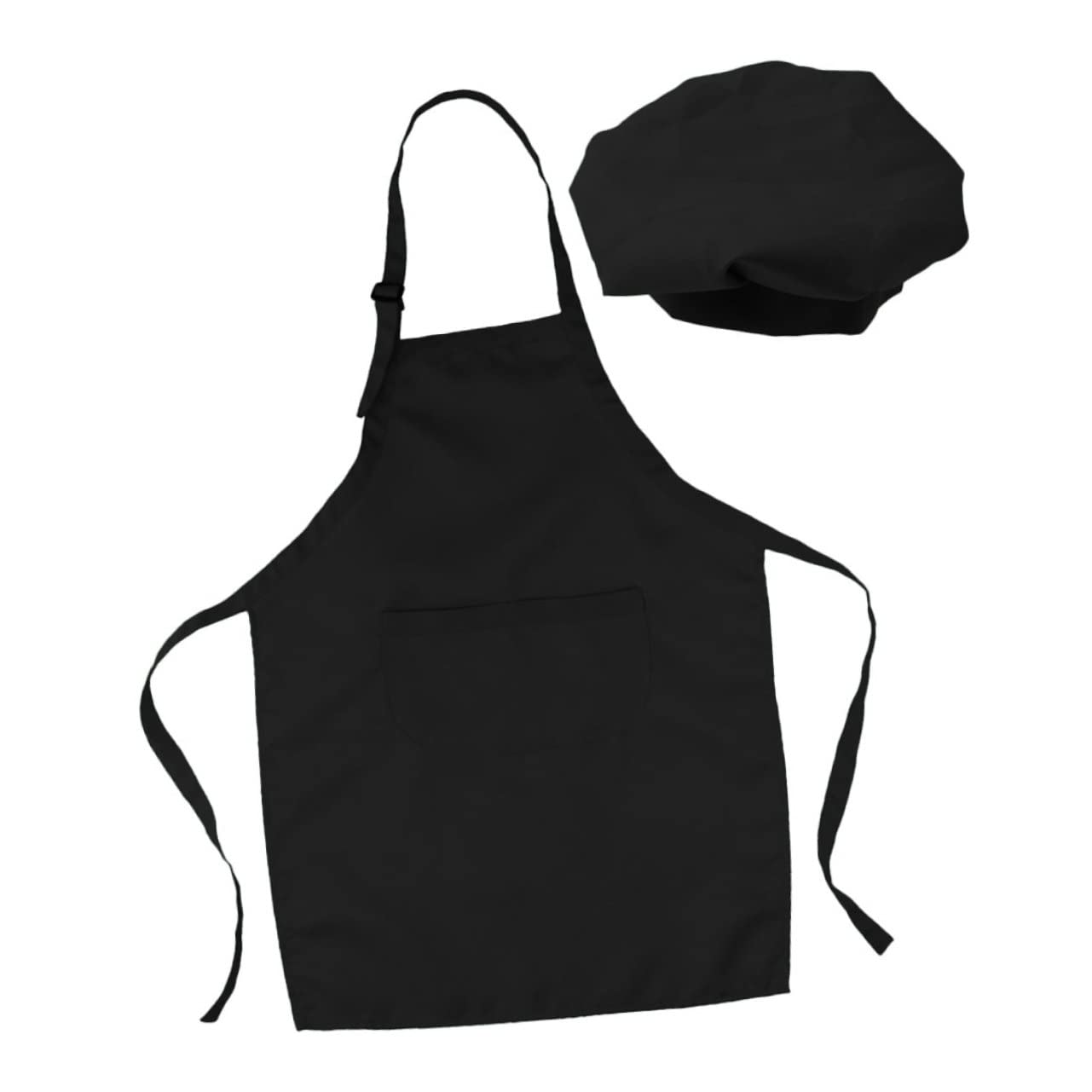 BIUDECO Chef Apron Hat Set for Boys Boys and Girls Painting Clothes Kitchen Cooking Bibs Adjustable Size l Children's Art Apron