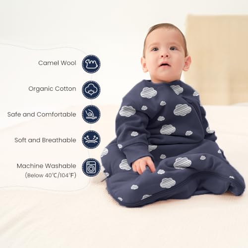 Image of Unisex Sleeping Bag for Babies and Toddlers 3.5 Tog Sleep Sack, Baby Sleep Sack, One piece with sleeves, Gifts for Baby