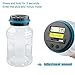 QPEY Large Piggy Banks for Adults, Digital Counting Money Jar, 1.8L Capacity Coin Counter Machine with LCD Counter, Change Jars for Saving for Boys, Designed for All US Coins