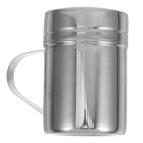 IMIKEYA Saupoudreuse à Sucre Poudre Farine Et Café Acier Inoxydable Avec Poignée Ergonomique Boîte à Saupoudrer Compacte Pour Cuisine Et Voyage