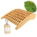 Produktbild HOFMEISTER® Massage-Gerät aus Buchen-Holz, gegen Verspannungen & Schmerzen, Wellness & Entspannung für die Füße, Naturprodukt aus Europa, Fuss-Massage-Roller, 27 cm