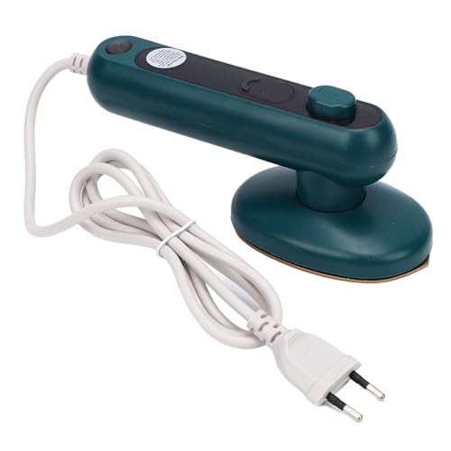 RASTKY Mini Plancha Eléctrica Portátil, Eliminador de Arrugas de Ropa Eficiente para el Hogar, Viajes, Dormitorio, ABS Plegable Verde Ligero, 6,7x3,3 Pulgadas RASTKY Mini Plancha Eléctrica Portátil, Eliminador de Arrugas de Ropa Eficiente para el Hogar, Viajes, Dormitorio, ABS Plegable Verde Ligero, 6,7x3,3 Pulgadas