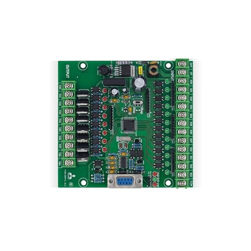 Placa PLC FX2N-20MR controlador industrial de 12 en 8 salidas con tornillos de montaje 4