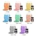JIUPIN Edible Glitter - 8 Colors Luster Dust Edible, Edible Glitter Powder, Food Grade Cake Decorating Shimmering Glitter for Drinks, Chocolate, Candy, Chocolate - 3g/bottle
