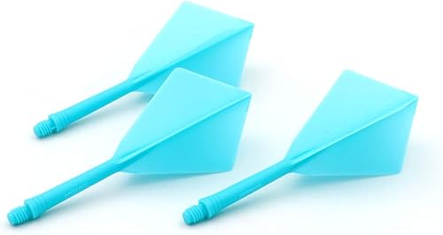 CUESOUL ROST - Juego de 3 dardos y vuelos integrados, tamaño mediano, forma de diamante