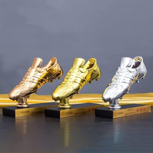 Troféu Chuteira de Ouro de Futebol Campeão Artilheiro Troféu Liga Prêmio Mais Forte Coleção de Fãs L