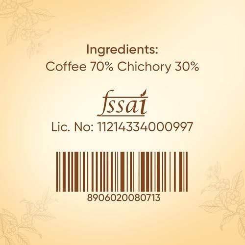 Image of Bayar's Coffee Instant Coffee Powder 200g | Authentic Blend with 70% Coffee & 30% Chicory | Freshly Slow Roasted for Rich Aroma & Taste