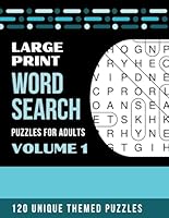 Large Print Word Search Volume 1: Puzzle Book for Adults B0CSWHZWMD Book Cover