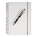 HULYTRAAT Hardcover Graph Ruled Spiral Notebook, 5.8 x 8.3 Inches A5, Transparent, 160-Page 80-Sheet Square Grid Journal (AWPPS1)