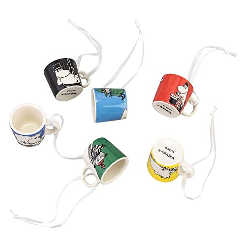 Arabia Set de 6 Tazas de Porcelana miniatura 3
