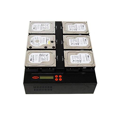 Systor 1 to 5 Hard Drive / Solid State Drive (HDD/SSD) Duplicator (150MB/sec) - FlatBed