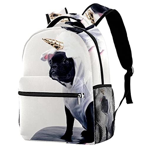 Sac à dos voyage enfant bouledogue français pour ne rien oublier