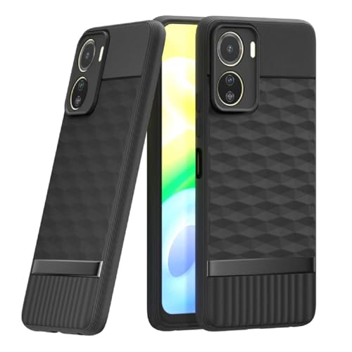 Image of Shockproof Case for Vivo Y16 4G / Y56 5G / T2x 5G | Full Camera Protection | TPU Flexible Back Cover for Vivo Y16 4G / Y56 5G / T2x 5G (Matte Black)