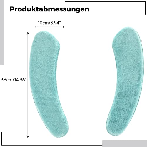 YHomU WC-Sitzbezug, 2 PCS Toilettensitzbezug WC-Sitzwärmer Memory WC Sitzkissen Foam Waschbar Wc-Sitz Pad Wc Wärmer Pad – Bild 6