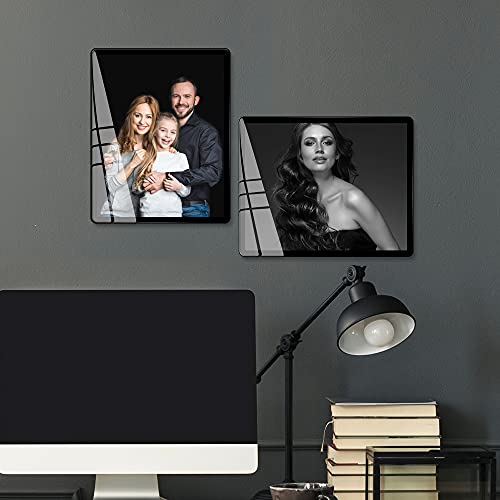 Bluesun 8X10 Picture Frames Set Ot 3,Real Glass Frame, Hanging Picture Frame, Matted For Wall And Tabletop Decor #TOP2