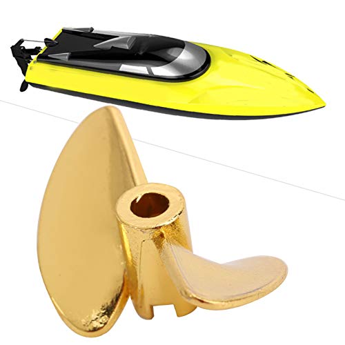 VGEBY RC Boat Propeller, 35mm RC Marine 2 Blades Propeller RC Rotating Propeller Props Fit for FeiLun FT016 FT007 FT012 FT009 FT011 FT010 FT016(Yellow) Feilun Ft011 Propeller 3.18 Rc Boat Propeller