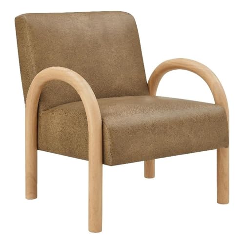 Sillón tapizado cuero sintético Suela moderno miniatura 1