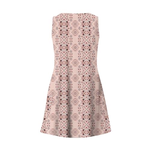 Image of Summer Dresses for Women 2026 Casual V Neck Sleeveless Sundresses Boho Beach Tank Dresses with Pockets