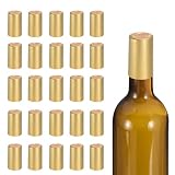 PATIKIL PVC-Schrumpfverschluss (30 x 50 mm, Gold) (50 Stück) Flaschen-Versiegeler, Wein-Schrumpffolie, Wein-Versiegelung, Anzug für Flaschen/Weinherstellung, Keller/Heimgebrauch/Partygeschenke/Öl