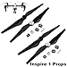 Produktbild HLHSSS 4 Stücke Schnellspanner 1345 Kohlefaser Propeller Für DJI Inspire 1 Drone Durable Requisiten Ersatzklinge Mit Halterungen Zubehör Drone Propeller