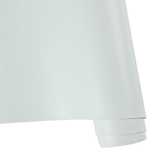 Vista 9 de Ramya Rollo de hoja de piel sintética color rojo claro liso de 12 x 53 pulgadas, tela de piel sintética muy adecuada para hacer, aretes de cuero