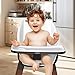 GAIVE 8 in 1 Convertible Wooden High Chair, Adjustable Baby High Chair for Babies and Toddlers with Tray, Easy to Clean, Grow with Family|Booster|Learning Table|High Stool