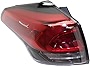 Evan-Fischer Tail Light Assembly Compatible with 2016-2018 Toyota RAV4 Outer Halogen Japan/North America Built Driver Side