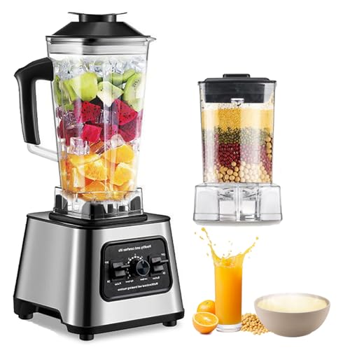 Licuadora 2 En 1, Motor Potente De 6000 W, Materiales De Seguridad De Grado Alimenticio, Procesador De Alimentos Multifunción, Licuado De Alta Velocidad De 24 000 RPM Licuadora 2 En 1, Motor Potente De 6000 W, Materiales De Seguridad De Grado Alimenticio, Procesador De Alimentos Multifunción, Licuado De Alta Velocidad De 24 000 RPM