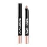 I'M MEME I'm Stick Shadow long-lasting waterproof gel shimmer stick #ES404 Milky Way 1.5g, 0.64 Ounces, Shimmer eyeshadow, Illuminating stick shadow, Creamy, Setting quickly, Pink champagne color