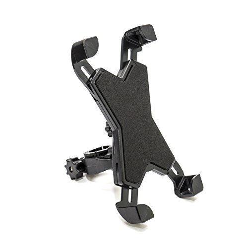 MaxMiles Bike Phone Holder Universal Adjustable Rotating Bicycle iPhone Mount Smartphone Handlebar Cell Phone Holder for iPhone 7 6s 6 5s 5c 5, Samsung and Other Accessories (Black)