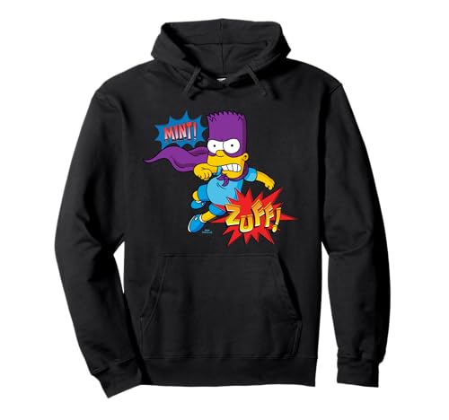 The Simpsons Bart Simpson Bartman Super Hero Sound Effects Sudadera con Capucha
