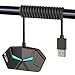 USB 3.0 Hub, 4-Port USB Hub, USB Splitter, USB Extender with Power Port for Laptop, PC, Xbox, Gamepad,Flash Drive, HDD, Console, Printer, Camera,Keyborad, Mouse,USB Fan (USB A)