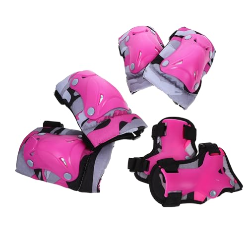 Abaodam Bike Scooter and Girls 3-in-1 Elbow Knee Hand Pads Toddler Protective Gear Set