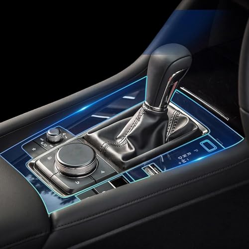 Pellicola protettiva per schermo GPS per navigazione da auto trasparente invisibile TPU Interna per Mazda 3 Axela 2019-2024