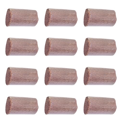 Image of Yglnden 12 Rolls Latch Hook Kit Colorful Yarn Bundles Cut Rug DIY Latch Hook for Handmake Craft Sewing Knitting for Adults (Brown #35)