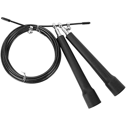 Multipurpose Skipping Ropes PVC Jump Rope Suitable Cable Rope Lightweight Steel Wire Portable Skipping Rope for Experienced Skippers or Beginners Cover