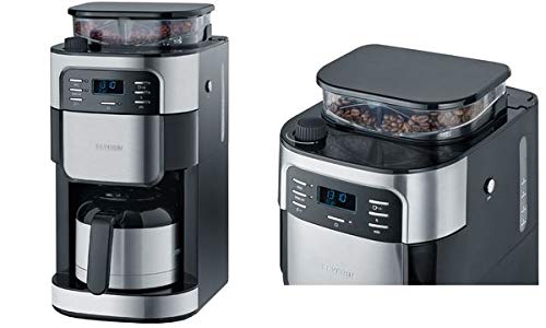 Preisvergleich Produktbild SEVERIN Thermokanne TK5421, 1 Liter, Edelstahl / schwarz