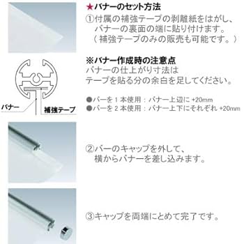 Amazon | HOMARE PRINTING 厚手合成紙タペストリー B2タテ