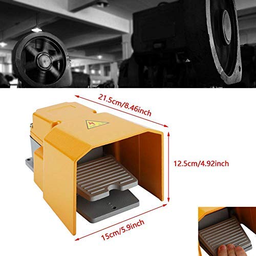 Interruttore a Pedale Antiscivolo 250V 10A