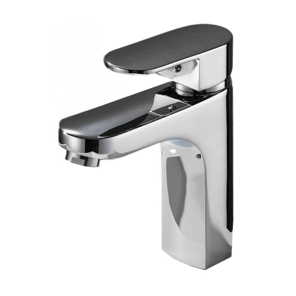 Robinet mitigeur de lavabo Sirius en laiton chromé pour salle de bain
