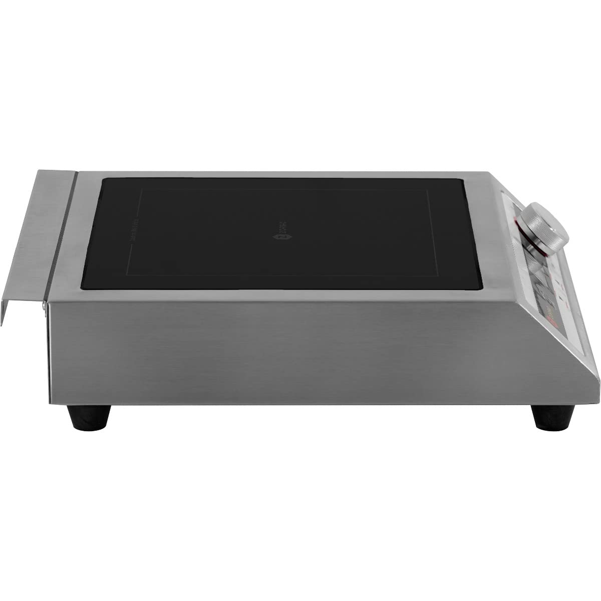 ZORRO Induktionskochfeld ZIH 1 | 3500 W | Gastro Profi-Gerät | 15 Stufen Drehregler | Timer-Funktion | Induktionskochplatte aus Edelstahl | Hohe Leistung | Einzelinduktionskochfeld | Hohe Tragkraft