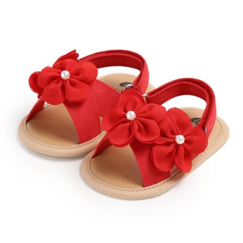 Image of Infant Baby Girls Boys Summer Sandals Premium Unisex Non Slip Rubber Soft Sole Breathable Toddler First Walker Outdoor Beach Shoes