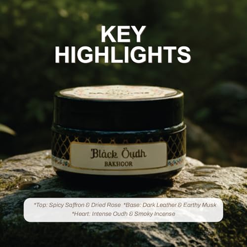 Image of Devdarshan Black Oudh Bakhoor (50g) | Pack of 1 | Premium Long-Lasting Oriental Aroma | Natural Resin for Home Fragrance, Meditation & Relaxation | Luxurious Scented Bakhoor