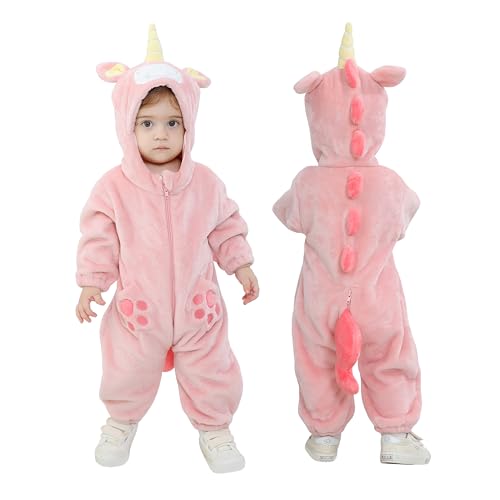 Image of TONWHAR Kid's and Toddler's Costume Baby Animal Outfit Baby Boys' Girls' One-Piece Rompers Jumpsuit