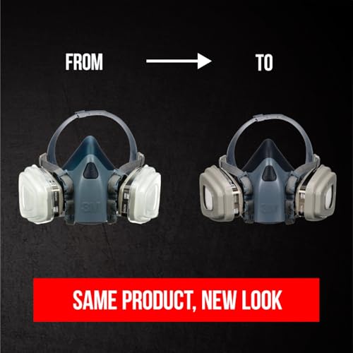 3M Professional Half Mask Organic Vapor, P95 Respirator with Cool Flow Valve, Reusable Respirator, Large
