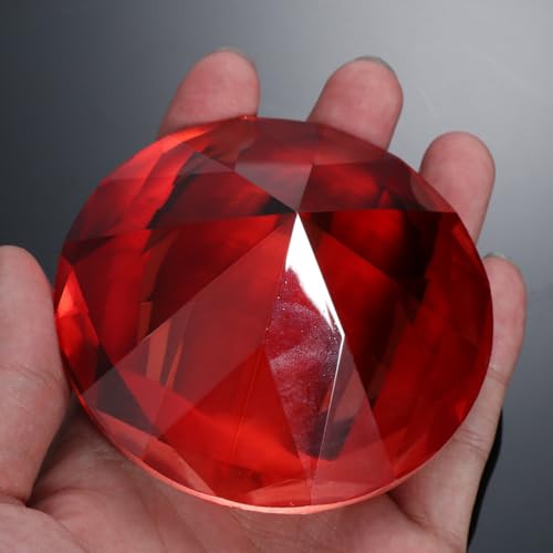 Gemas de cristal rojo para decoracion de bodas romanticas UPKOCH 5